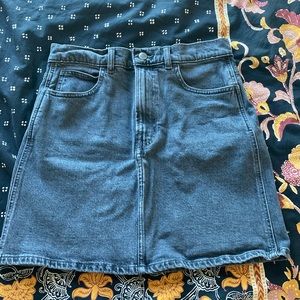 Everlane Denim Skirt — Washed Black Size 28
